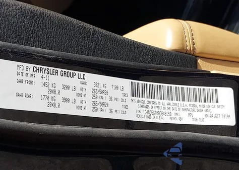 2011 Dodge Durango Citadel from USA, damaged, VIN 1D4SD5GT0BC648159